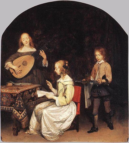 Gerard ter Borch the Younger The Concert oil painting image